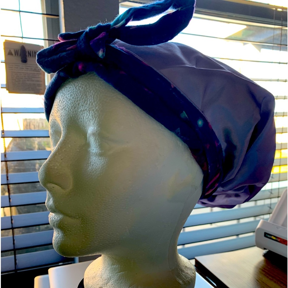Nurses satin bonnets